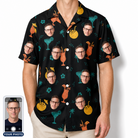 Men's Guava Gaiety Custom Face Hawaiian Shirt