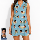 Women's Coupe Coup Custom Face V-Neck Dress