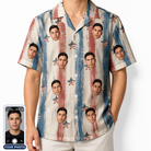 Men's Union Spark Custom Face Hawaiian Shirt