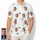 Men's Eight-Legged Elegance Custom Face Polo Shirt