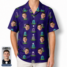 Men's Mirth Markers Custom Face Hawaiian Shirt