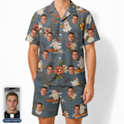 Men's Ectoplasm Eccentrics Custom Face Shirt & Shorts Set