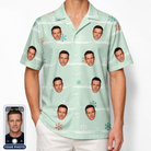 Men's Flake Frenzy Custom Face Hawaiian Shirt