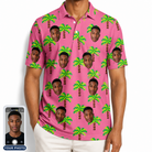Men's Sepia Sojourn Custom Face Polo Shirt