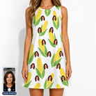 Women's Cob Together Custom Face Tank Dress