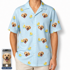 Men's Rubber Rover Custom Dog Face Hawaiian Shirt