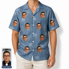 Men's Midcentury Mirage Custom Face Hawaiian Shirt