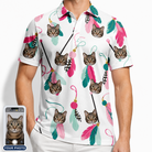 Men's Teaser Tornado Custom Cat Face Polo Shirt