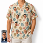 Men's Flamboyance Dance Custom Face Hawaiian Shirt