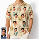 Men's Strap Squad Custom Face Polo Shirt