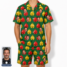 Men's Ringing Revelry Custom Face Shirt & Shorts Set