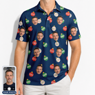 Men's December Dangles Custom Face Polo Shirt