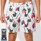 Men's Teaser Tornado Custom Cat Face Beach Shorts