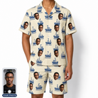 Men's Skipper Scooters Custom Face Shirt & Shorts Set