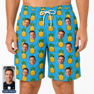 Men's Exotic Excursion Custom Face Beach Shorts