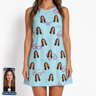 Women's Sunny Specs Custom Face Tank Dress