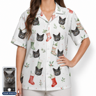 Women's Hearth Hangers Custom Cat Face Hawaiian Shirt