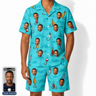 Men's Barbed Banter Custom Face Shirt & Shorts Set