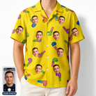 Men's Blowout Bonanza Custom Face Hawaiian Shirt