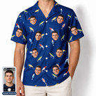 Men's Lure Lore Custom Face Hawaiian Shirt