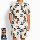 Men's Crown Capers Custom Face Shirt & Shorts Set