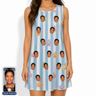 Women's Harvest Haunters Custom Face Tank Dress