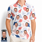 Men's Coastal Keepsakes Custom Face Polo Shirt