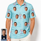 Men's Cork Kisses Custom Face Polo Shirt