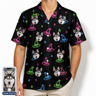 Men's Moonlit Millinery Custom Dog Face Hawaiian Shirt