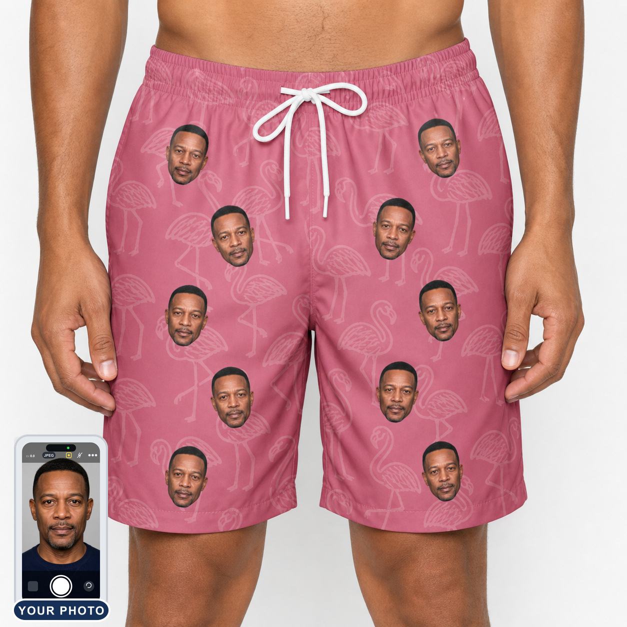 Men's Beakside Belles Custom Face Beach Shorts