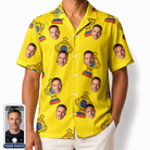 Men's Father’s Day Dynasty Custom Face Hawaiian Shirt