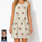 Women's Palm Pizzazz Custom Face Tank Dress