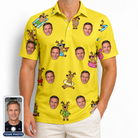 Men's Antler Antics Custom Face Polo Shirt