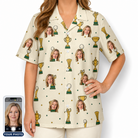 Women's Champion Chalices Custom Face Hawaiian Shirt