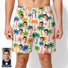 Men's Sunbeam Sprigs Custom Face Beach Shorts