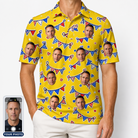 Men's Banner Bash Custom Face Polo Shirt