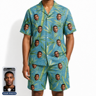 Men's Bamboo Boogie Custom Face Shirt & Shorts Set