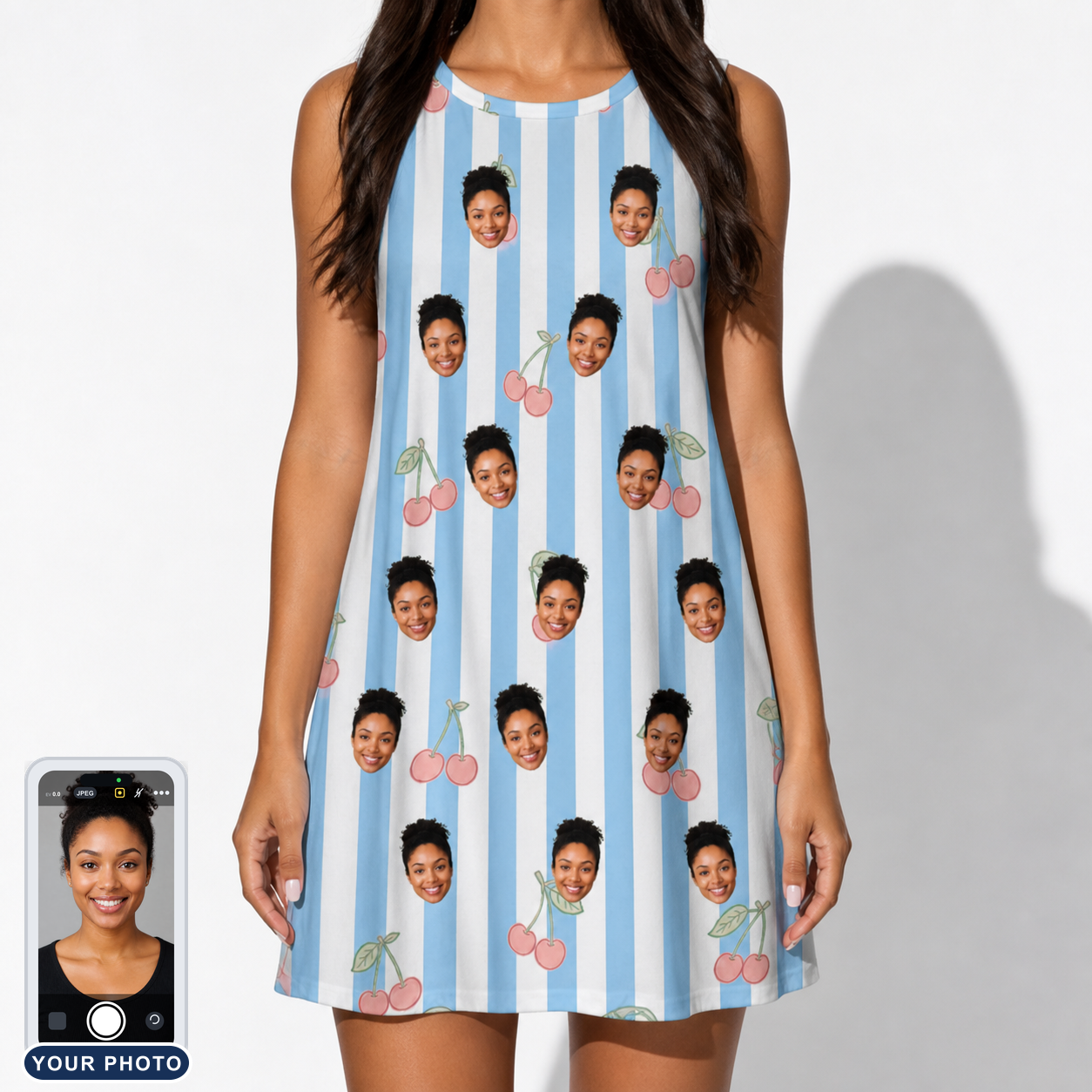 Women's Orchard Oddball Custom Face Tank Dress