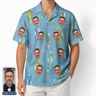 Men's Sea Pony Society Custom Face Hawaiian Shirt