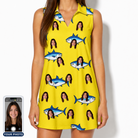 Women's Bluefin Banter Custom Face V-Neck Dress