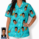 Women's Broom Zoom Custom Face Hawaiian Shirt
