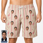 Men's Waddle Wink Custom Face Beach Shorts