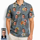 Men's Lotus Limbo Custom Face Polo Shirt