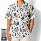 Men's Catnip Kinetics Custom Cat Face Hawaiian Shirt