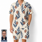 Men's Scarlet Spikes Custom Face Shirt & Shorts Set