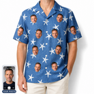 Men's Starfish Swerve Custom Face Hawaiian Shirt