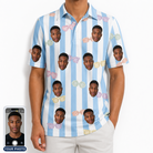 Men's Henhouse Hues Custom Face Polo Shirt