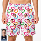 Men's Joined Jetty Custom Face Beach Shorts