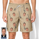 Men's Strum Supreme Custom Face Beach Shorts