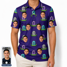 Men's Mirth Markers Custom Face Polo Shirt